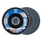 Pferd 5" x 7/8" A.H. POLIFAN Flap Disc - Z SG POWER STEELOX, Zirconia, 36 Grit, Flat 62181 - alternate 1